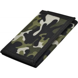 TRAHOO-,Portefeuilles de Camouflage, Portefeuille en Tissu Polyester pour Les Enfant, Portefeuille &agrave; Trois Volets avec Fermeture &Eacute;clair, Portefeuille Fin pour Gar&ccedil;ons, Hommes, Voyage, Cadeau - Neuf