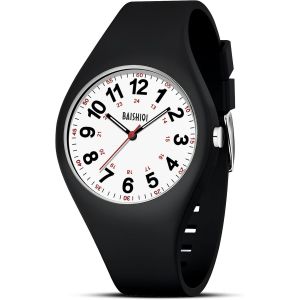 Tianyi-Montres Analogiques &Agrave; Quartz Unisexes Montres D'infirmi&egrave;res &Eacute;tanches 30m Avec Bracelet En Silicone Convient Aux &Eacute;tudiants En M&eacute;decine/Infirmi&egrave;res/M&eacute;decins - Neuf