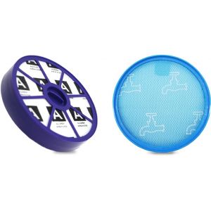 FFYan Kit de filtres HEPA avant et arri&egrave;re pour Dyson aspirateur, remplacement des filtres de moteur sup&eacute;rieur et inf&eacute;rieur, DC19 DC20 DC21 DC29 - Neuf