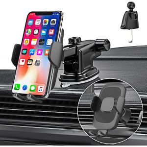 LORANKA-Support Telephone Voiture pour Samsung S23 S24 S25 S21 FE/S20 Plus Ultra A55 5G A25 A35 A15 A54 A53 A34 A52 A23 3 en 1 Porte Smartphone Voiture Grille a&eacute;ration Pare Brise Tableau de Bord par - Neuf