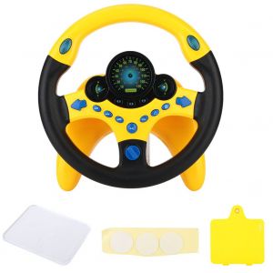 Jouet educatif intelligent pour enfant, simulation musicale, volant - Neuf