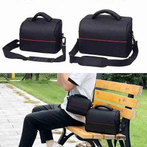 Mode Numérique DSLR Sac Appareil Photo Sac Sac À Bandoulière Étui Étanche Photographie Sac Pour Canon Nikon Sony Objectif Pochette Sac - Neuf