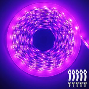 Ruban LED 5M Jaune, 12V Bande LED 5 M&egrave;tres IP65 &Eacute;tanche 300LEDs SMD2835 Bande Lumineuse LEDs Flexible pour Int&eacute;rieur et Ext&eacute;rieur Chambre TV No&euml;l D&eacute;coration (Avec Adaptateur) - Neuf