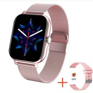 Original 1.83 ''Montre Intelligente Fitness Horloge Moniteur Cardiaque Sport Smartwatch Bluetooth Appel Montres Pour Hommes Femmes Xiaomi Huawei 2025.Pink2. - Neuf