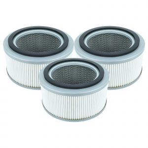 vhbw 3x filtre compatible avec K&auml;rcher T 10/1, T 191 aspirateur - filtre HEPA noir / blanc / gris - Neuf