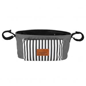 Sac A Langer Multifonction Et Impermeable Pour Poussette (Gris) - Neuf
