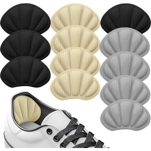 Kalanka-Lot De 6 Paires De Talonnettes Autocollantes De Qualit&eacute; Sup&eacute;rieure Pour La Pr&eacute;vention Des Ampoules - Pour Chaussures Avec Coussinets &Eacute;pais Noirs, Gris, Beiges - Neuf