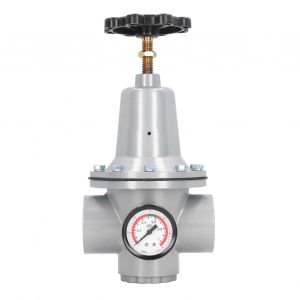 XYONG Regulateur de pression pneumatique pour compresseur d'air avec manometre, alliage d'aluminium, 0,1-0,8 MPa - Neuf