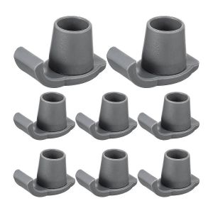 8 Pcs Walker Ski Glisses Heavy Duty Coaster Skis En Plastique Drive Walker Pi&egrave;ces Walker Accessoires Fit Wa - Neuf