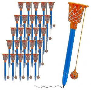 Stylos de cerceau de basket-ball, cotillons de basket-ball - stylos de nouveaut&eacute; de sport avec lancer de basket-ball pour le sport Th (haoyi)-YUHAO - Neuf