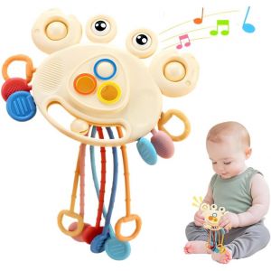 Montessori Toy,Montessori Baby,Fine Motor Skills,Baby Sensory Games,Sensory Toys for Working Fine Motor Skills,Pull Rope Games - Neuf