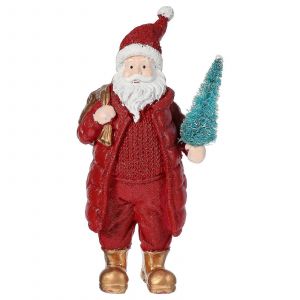 La R&eacute;sine De P&egrave;re No&euml;l Rouge En R&eacute;sine De Petites Figurines De No&euml;l Ornement De D&eacute;coration De Voiture - Neuf