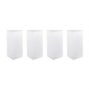 4 Pcs Prisme Triangulaire Clair pour Rainbow Lights Crystal Optical Prismes Verre Physique Enseignement Spectre Lumineux R&eacute;fract&eacute; - Neuf