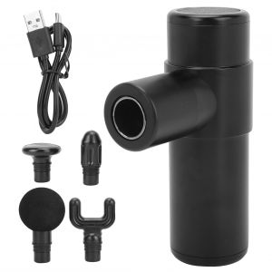 Pistolet de massage musculaire electrique portatif pour tissus profonds, soulage la douleur, noir - Neuf