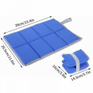 Tapis De Siège De Camping Pliant,Coussin En Tissu Oxford,Tapis De Siège Isolant Thermique,Ultraléger,Pour La Plage,La Randonnée,Empêche La Saleté - Type S4 - Neuf