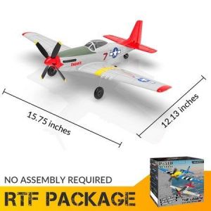Avion RC P-51D Mustang RTF pour d&eacute;butants - Neuf