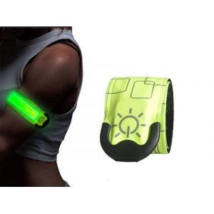 Brassard Lumineux Led Rechargeable, Bande Lumineuse De S&eacute;curit&eacute; Nocturne Verte - Neuf