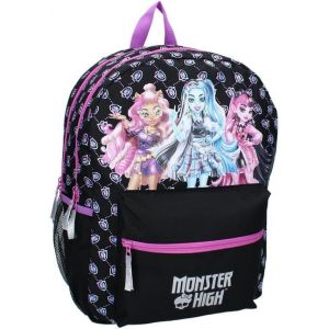 Sac À Dos Pour Fille-Monster High-Enfant-Ecole-Primaire-Taille 43 Cm-Bretelles Réglables-Idée Cadeau - Neuf