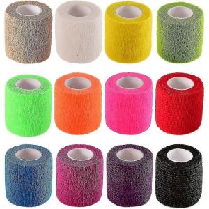Paquet De 12 Bandes De Sport Auto-Adhésives Pour Le Soutien Du Poignet,La Protection Contre Les Blessures Sportives Et L'enveloppement Des Articulations - Neuf