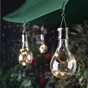 Lot De 6 Guirlandes Lumineuses Led Solaires &Agrave; Suspendre Pour Jardin, Cour, Cl&ocirc;ture Et Terrasse - R&eacute;sistantes &Agrave; L'eau, Multicolores - Neuf