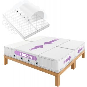 Ulteronixshop-Pont De Lit 140-240 Cm, 4 Sangles M&eacute;tal, &Eacute;limine Le Trou, Connecteur Couples/Familles - Neuf