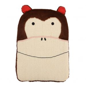 Hjlian Tapis A Gratter Pour Chat Mignon De Type Catoon, Jouet Interactif (Singe) - Neuf
