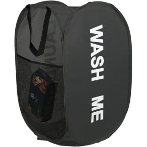 MEVRONISSHOP-Panier &agrave; Linge Pliable, Corbeilles &agrave; Linge Pop Up Laundry Baskets Sac &agrave; Linge,Paniere a linge sale avec Manipuler pour Salle de bain Chambre &agrave; coucher Buanderie Chambre d'enfant Voyage, - Neuf