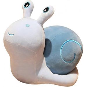 Peluche Escargot, Coussin En Peluche Doux, Poupée Animal, Escargots, Jouet Pour Enfants, Cadeau Rempli-Bleu - Neuf