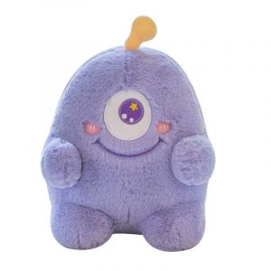 Poup&eacute;e Petit Monstre, Peluche Animal Mignon, Convient aux Filles et aux Gar&ccedil;ons, 33 cm, Violet - Neuf