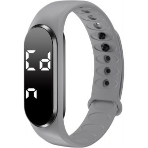 Montre Numérique Pour Homme Et Femme - Podomètre Sans Application Et Téléphone Portable - Montre De Fitness Numérique - Montre Pour Enfant - Réveil - Suivi Du Sommeil - Calories - Podomètre - Bracelet - Neuf