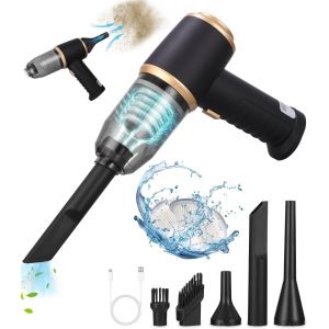 Mini Aspirateur À Main Sans Fil,12000Pa Petit Aspirateur Voiture Portable Puissant Sans Fil,3 En 1 Aspirateur À Main Puissant,Mini Aspirateur Voiture Pour Maison,Voiture,Cuisine(Noir) - Neuf