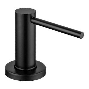 Distributeur de savon pour évier de cuisine Pompe de comptoir en acier inoxydable brossé Lotion pour les mains Built-in Bottlend - Neuf