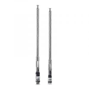 1Pcs 1M évolutif 118-136MHz fouet antenne télescopique à usages multiples pièce de rechange pour récepteur radio Airband Aviation SMA BNC - Neuf