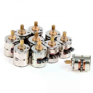 10Pcs / Pack Mini 2-Phase 4-Wire Moteur Pas &agrave; Pas Miniature Avec Engrenage Petit Petit Mini Moteur Jouet Moteur DIY - Neuf