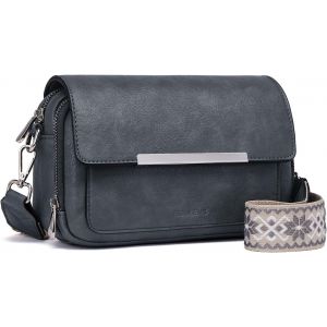 RFCBC-Sacs à bandoulière pour femmes, sacs à main à bandoulière en cuir végétalien, sac à main pour téléphone portable pour femmes avec large sangle réglable - Neuf