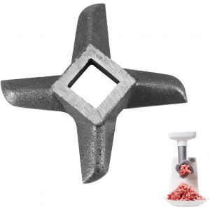 Couteau Pour Hachoir À Viande Professionnel En Acier Inoxydable, Remplacement De Lames De Hachoir De Broyeur De Viande En Forme De Croix, Cuisine Accessoires De Rechange (#8)[POU8805624] - Neuf
