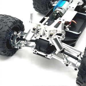 Kit de Piliers de Coque Avant et Arri&egrave;re Pour WLtoys 1/14 144018 Argent - Neuf