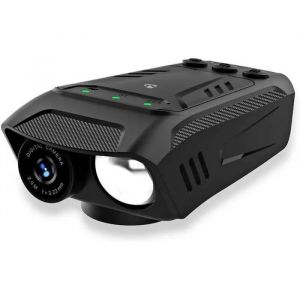 Cam&eacute;ra De V&eacute;lo 3 En 1 - Nedis - Full Hd - Phare Led 600 Lm - Klaxon 100 Db - Batterie 2500 Mah - Neuf