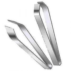 Pince &Agrave; &Eacute;pier En Os De Poisson 2 Pi&egrave;ces, Pince &Agrave; &Eacute;pier Plate Et Inclin&eacute;e En Acier Inoxydable - Neuf