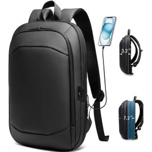 acdsgd-Sac &agrave; Dos Ordinateur Portable 17 Pouces L&eacute;ger et Extensible Antivol Imperm&eacute;able Fonctionnel pour Homme Elegant pour Loisirs Affaire Scolaire avec Port USB 27L (Noir) - Neuf
