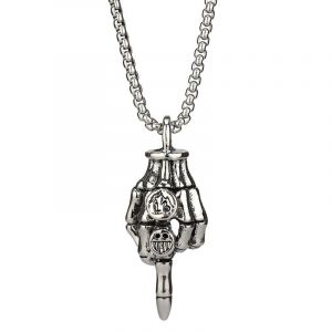 (Style 9) Collier Avec Pendentif Aigle En Acier Titane Pour Homme, Style Punk Hip-Hop Pour Garçons - Neuf