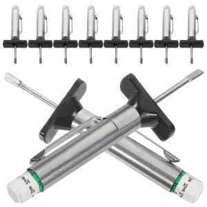 10pcs jauge de profondeur de bande de roulement de pneu r&egrave;gle de profondeur de pneu 0-25mm jauge de profondeur de pneu - Neuf