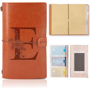 TEPPC-Cuir Vintage Journal Intime, Carnet De Voyage A5, Idee Cadeau de Noël Graduation Anniversaire Fête des Mères pour Femme, Maman, Fille, Soeur, Fils, Meilleure Amie, Maitresse D'École, Collègue(E - Neuf