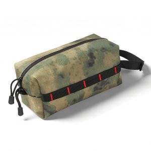 Boite a mouchoirs d'exterieur multifonctionnelle, etanche, reglable, grande capacite, portable, avec 12 trous de suspension, motif camouflage d'encre - Neuf