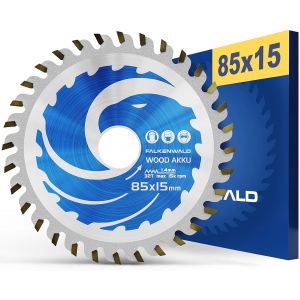 Lame de scie sans fil 85 x 15 mm Idéale pour le bois-Compatible avec Bosch GKS 12 V-26,Bosch GKS 85,Makita Mini-Lame de scie 85 mm - Neuf