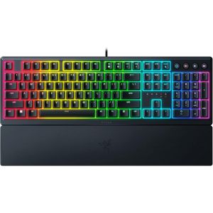 Ornata V3 - Clavier Gamer À Profil Bas (Switches Méca-Membrane, Repose-Poignet Ergonomique, Rgb Chroma, Touches En Abs Vernies Aux Uv) Clavier Us | Noir - Neuf
