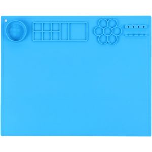 AYUHR-Paint Pad,Tapis de Peinture en Silicone avec Tasse,Tapis Peinture Silicone,Tapis Peinture,Pliable, Effaçable et Lavable,pour La Artisanat,Création Artistique,L'argile et Les Projets de Bricolag - Neuf