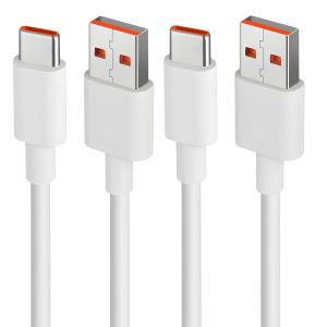 ERYI-2 Pièces 120W Cable Usb C Charge Rapide, 1,5 Mètres 6A Câble Usb Type C Pour Recharge De Xiaomi, Câble Hyper Charge Transfert 480 Mbps Pour Xiaomi 13T Pro, 12T Pro, 12T, 11Tpro, Redmi Note Et Au - Neuf