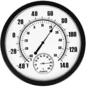 Thermom&egrave;tre D'humidit&eacute; Int&eacute;rieure De 25 Cm Pour La Surveillance Du Climat Et De L'humidit&eacute; - Neuf