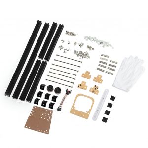 Boitier d'ordinateur aTX a cadre ouvert en alliage d'aluminium, plateforme de test d'overclocking (noir) - Neuf